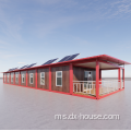 Rumah kontena dengan tenaga solar